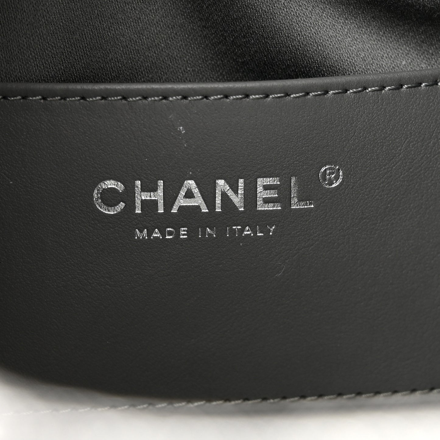 Metallic Caviar Quilted Mini Chanel 25 Handbag Anthracite