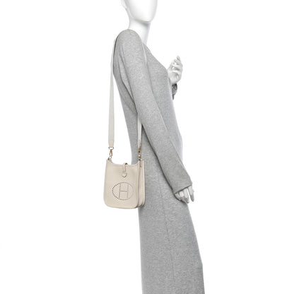 Hermes Taurillon Clemence Evelyne TPM Craie 2 of 11