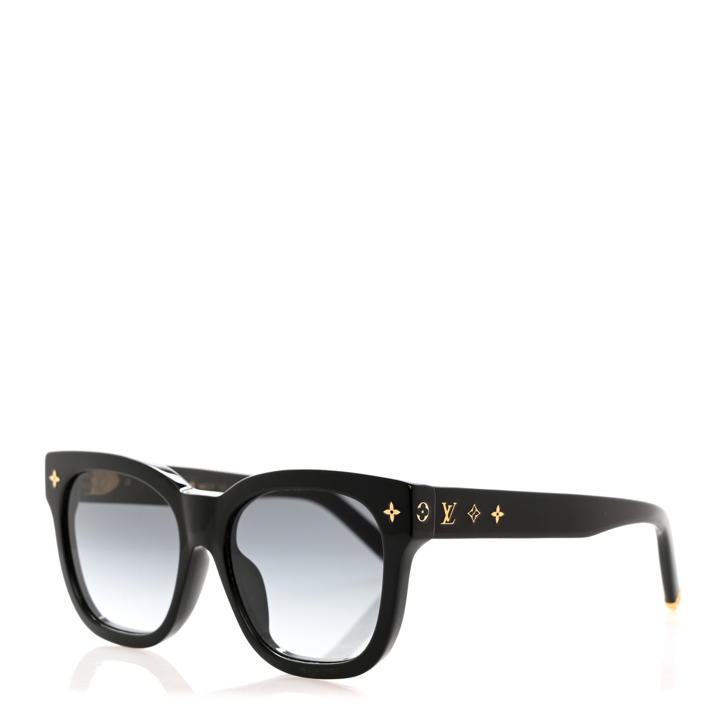 Acetate My Monogram Cat Eye Sunglasses Z1729E Black