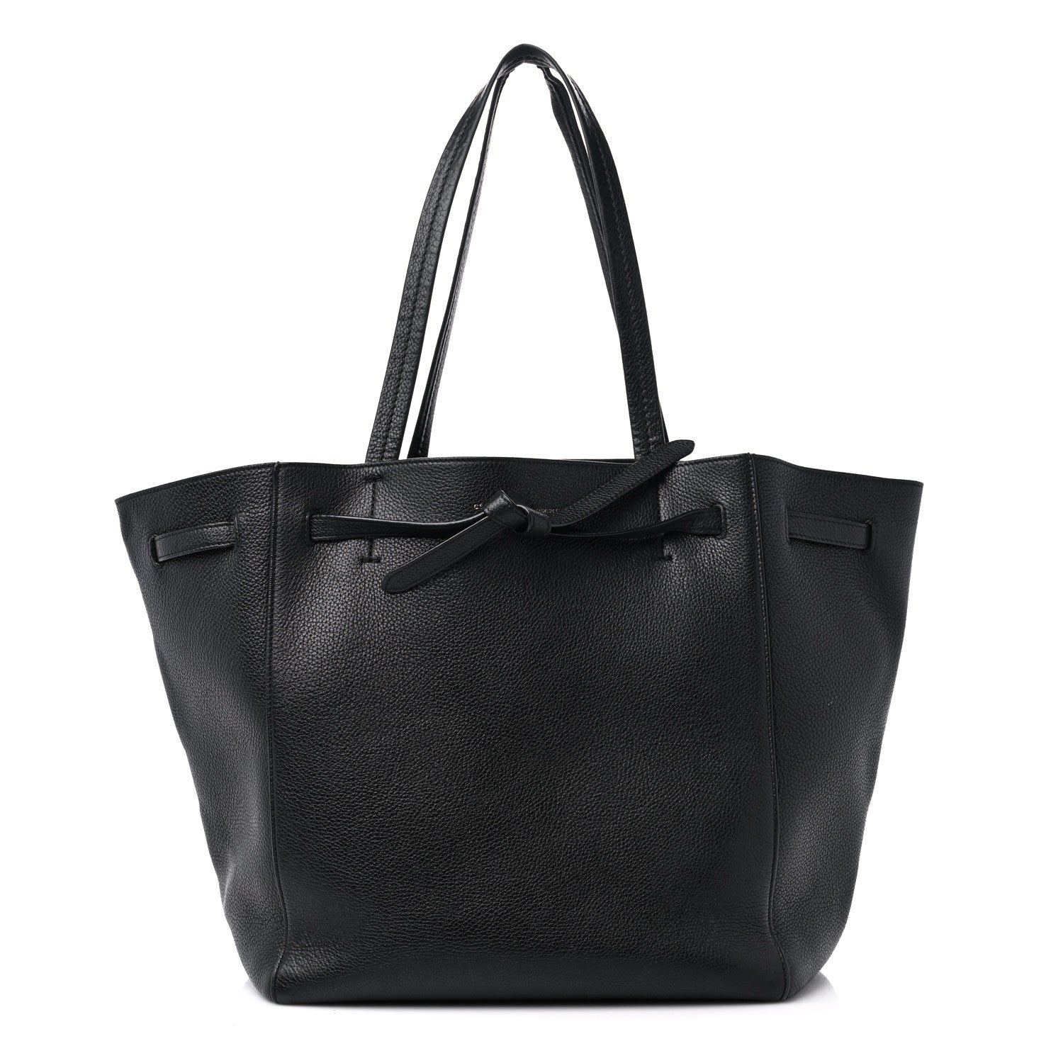 Celine Soft Grained Calfskin Small Belt Cabas Phantom Black 1 of 14