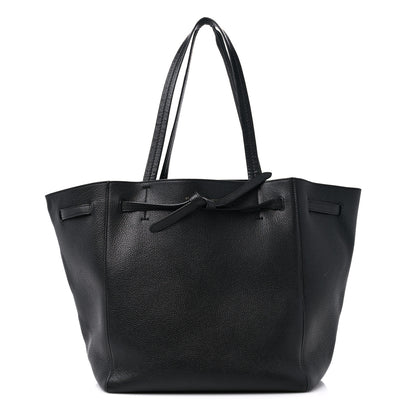 Celine Soft Grained Calfskin Small Belt Cabas Phantom Black 1 of 14