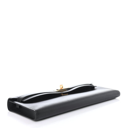 Hermes Swift Kelly Cut Clutch Pochette Black 3 of 4