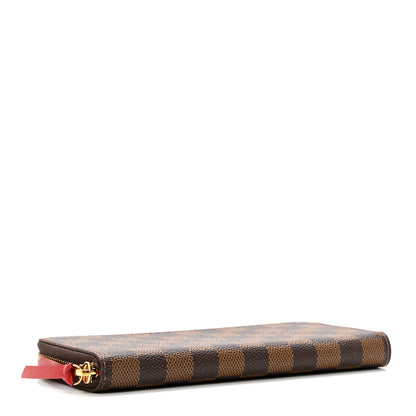 Louis Vuitton Damier Ebene Clemence Wallet Cherry 4 of 7