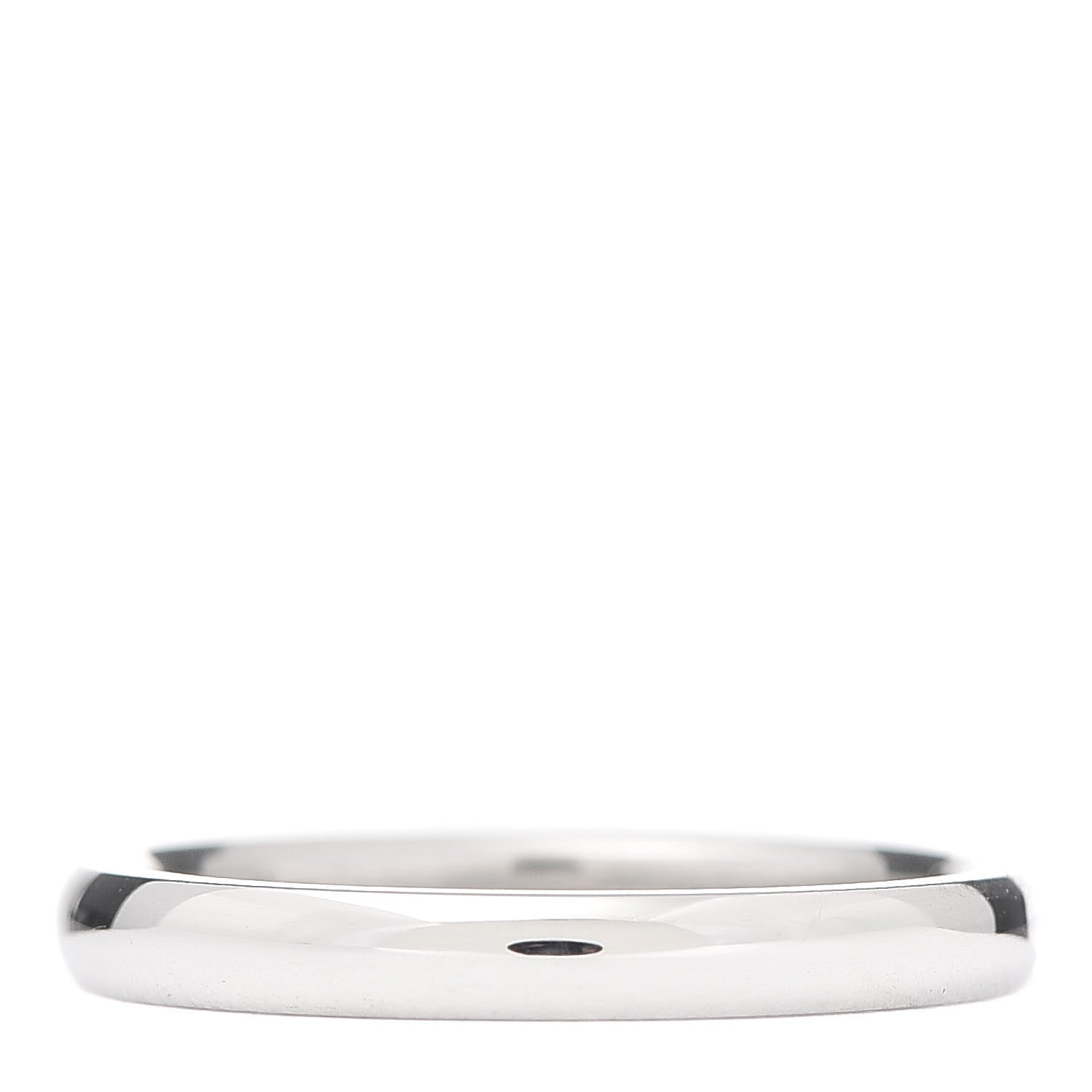 Tiffany Platinum 3mm Classic Wedding Band Ring 56 7.5 3 of 5