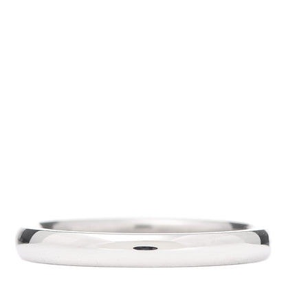 Tiffany Platinum 3mm Classic Wedding Band Ring 56 7.5 3 of 5