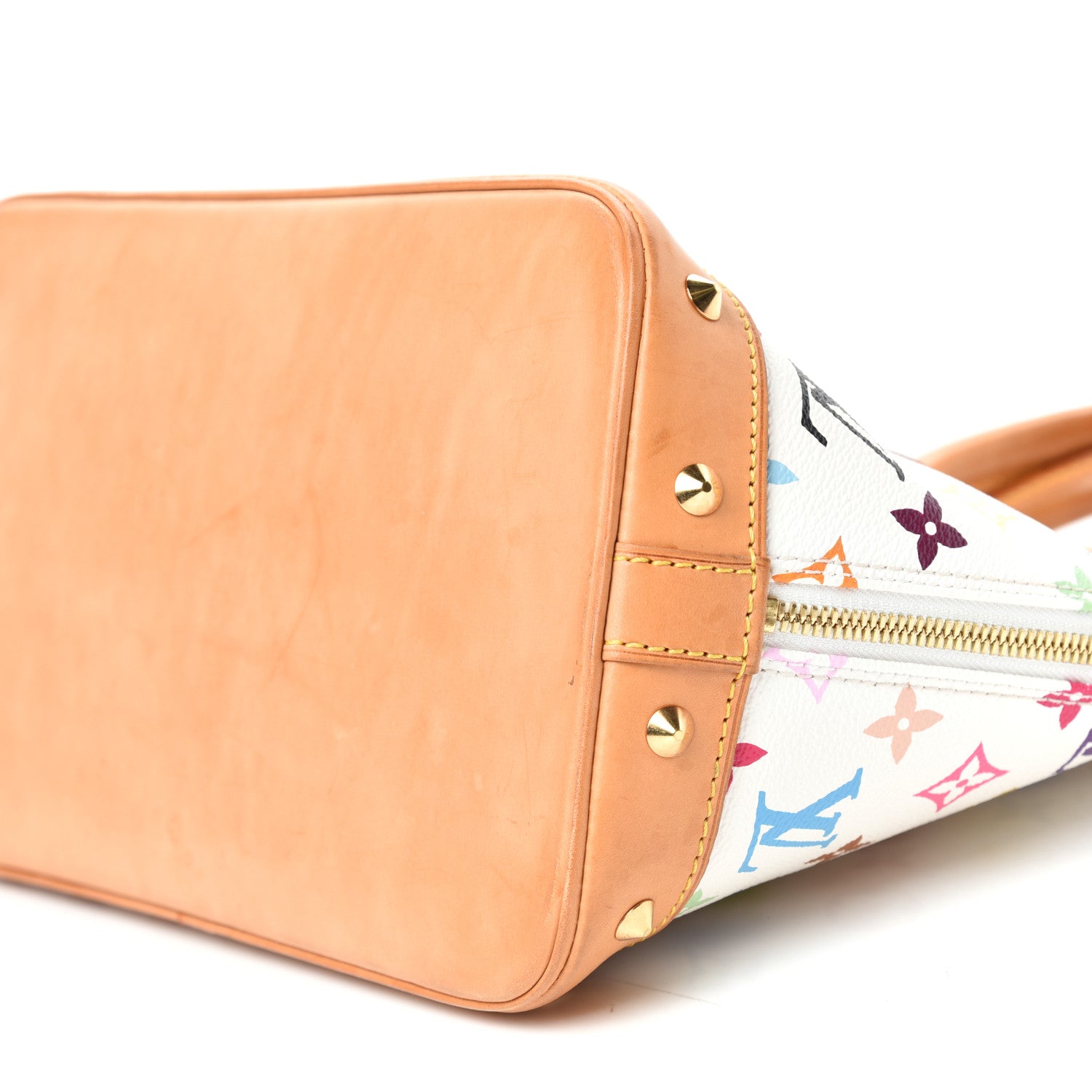 Louis Vuitton Monogram Multicolor Alma White 7 of 9