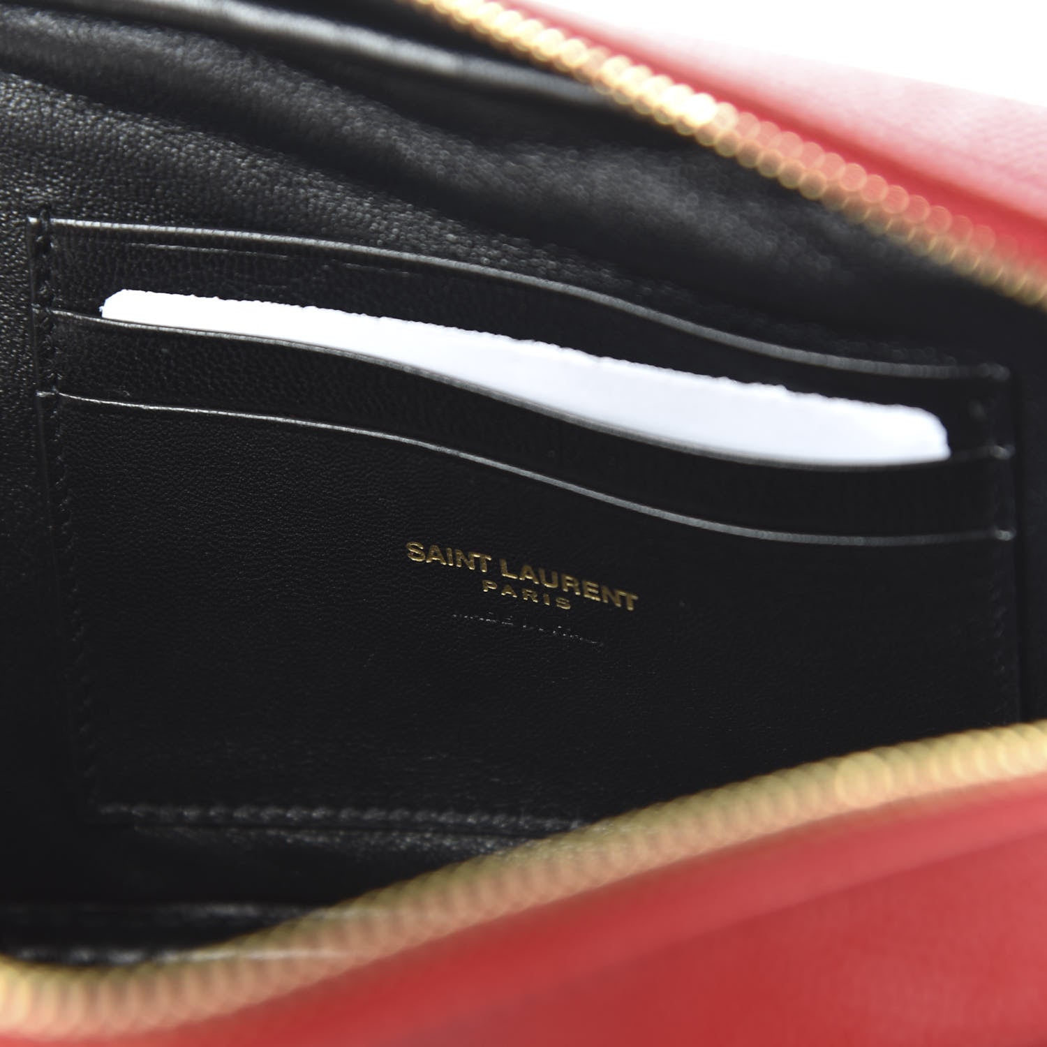Saint Laurent Grain De Poudre Matelasse Monogram Mini Lou Camera Bag Eros Red 8 of 10