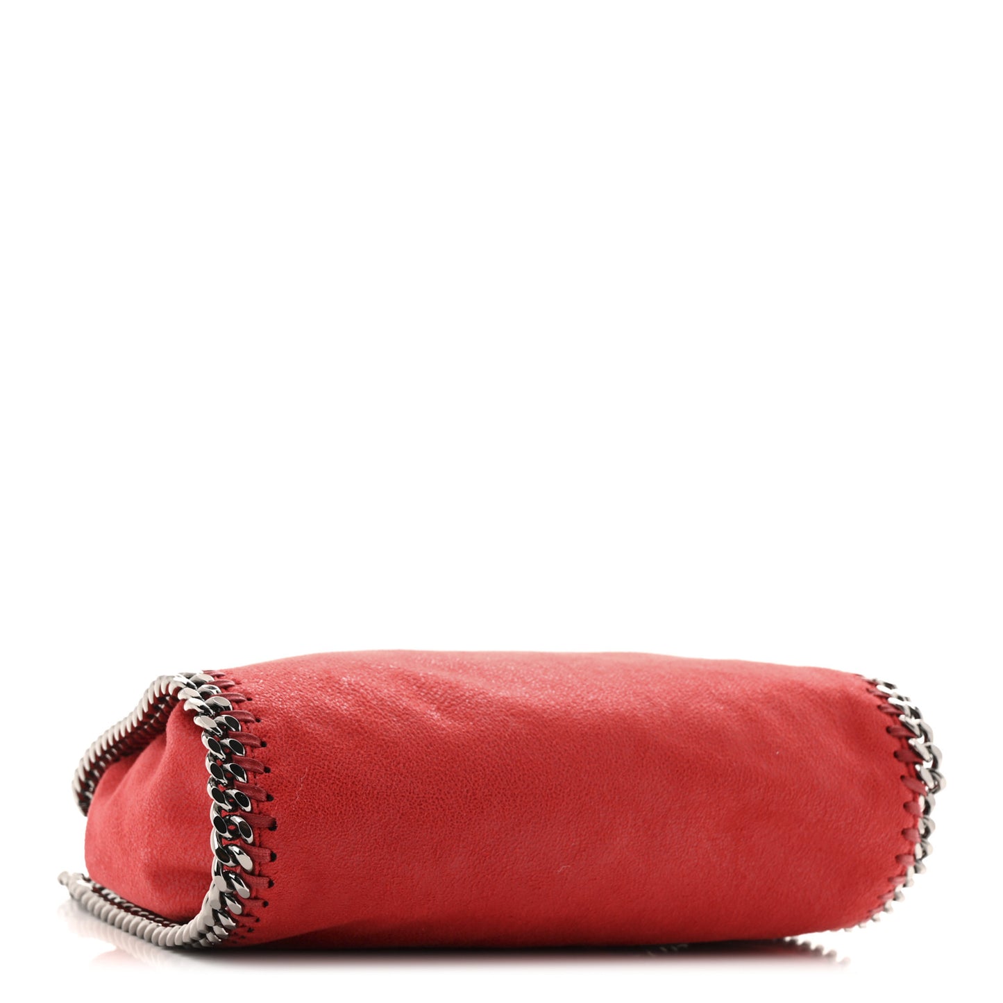Shaggy Deer Mini Falabella Fold Over Tote Red