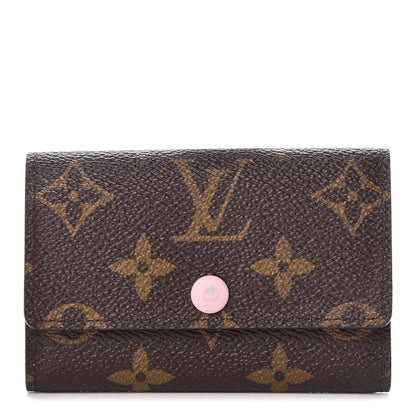 Louis Vuitton Monogram Multicles 6 Key Holder Rose Ballerine 1 of 11