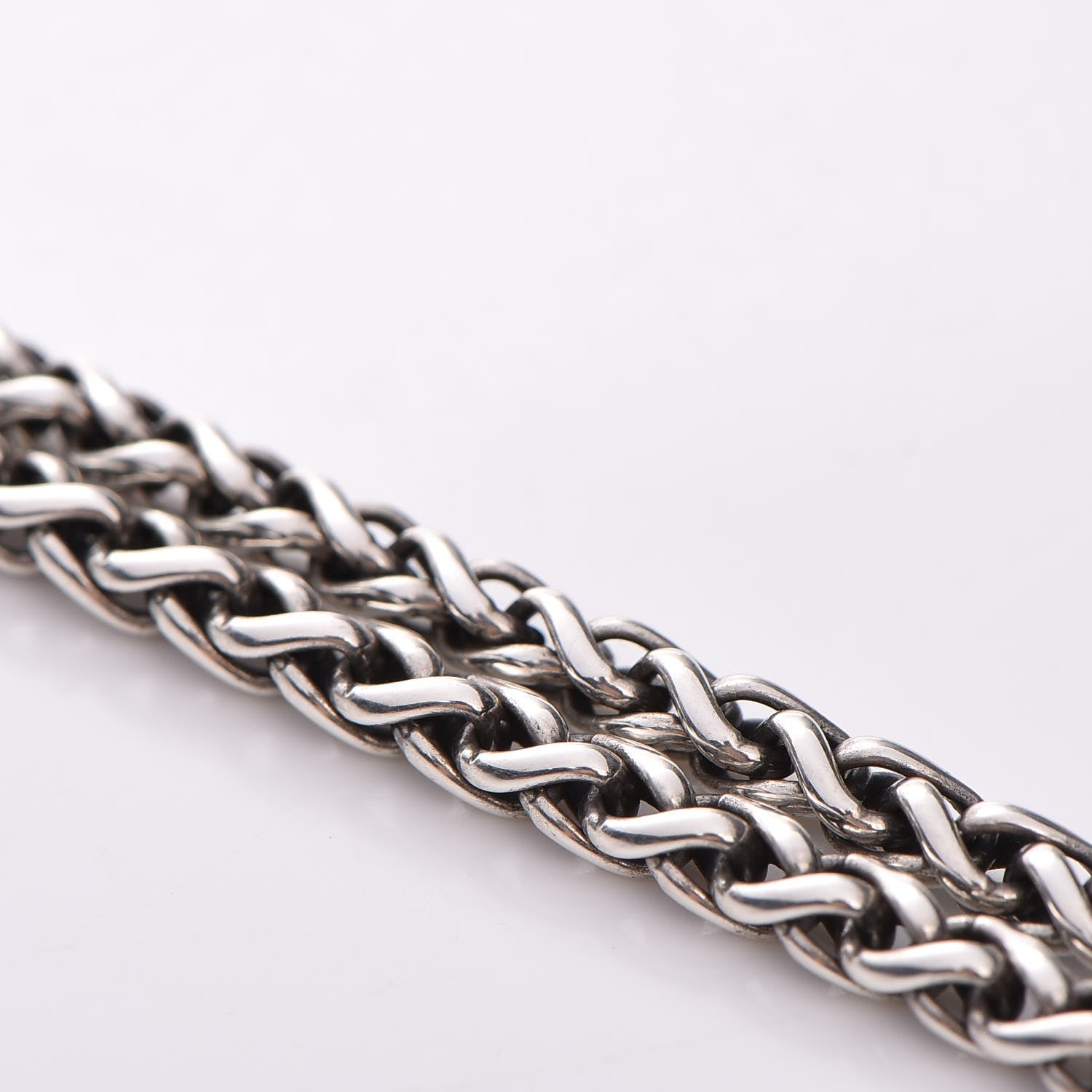 David Yurman Sterling Silver 4mm Wheat Chain Necklace 6 of 7