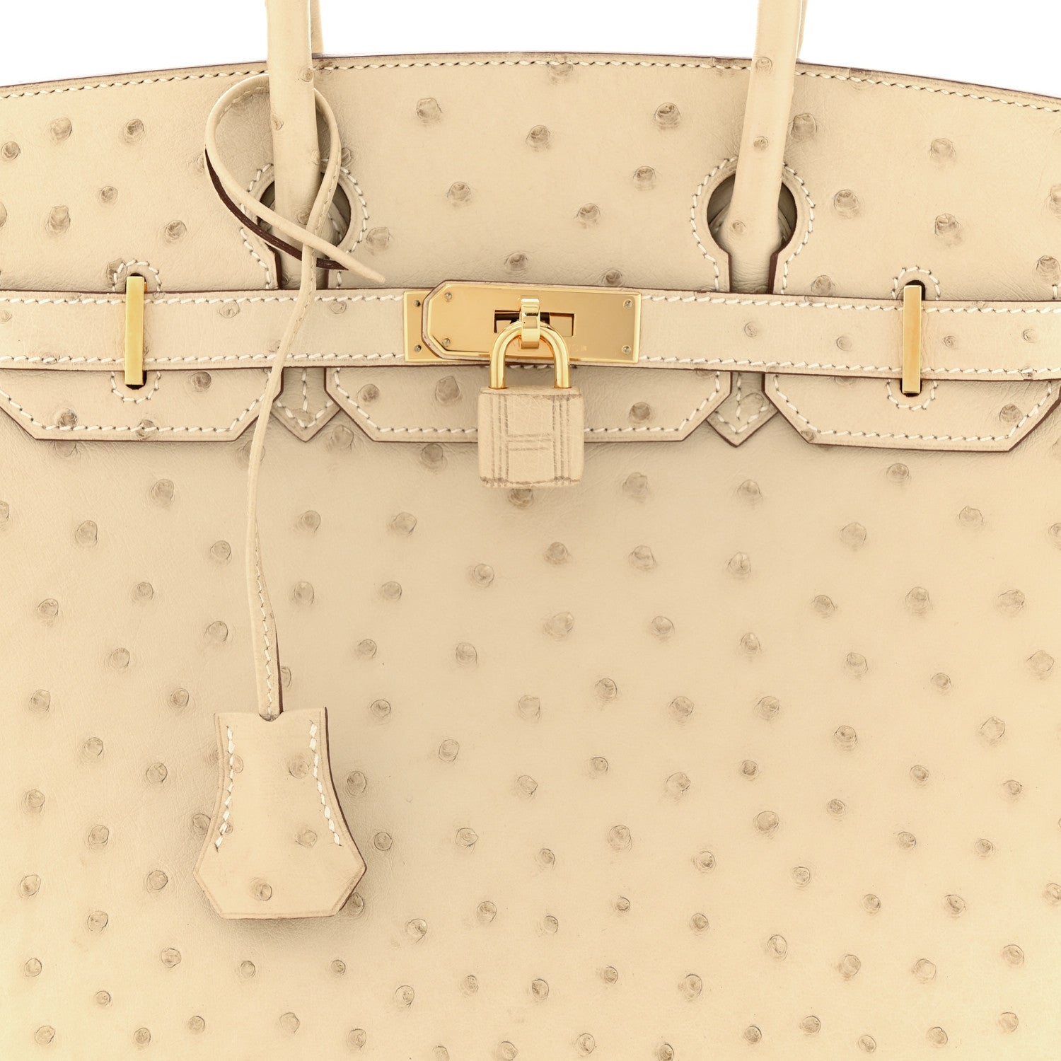 Hermes Ostrich Birkin 30 Parchemin 8 of 11