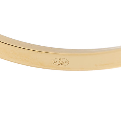 Messika 18K Yellow Gold Diamond Move Uno MM Pave Flex Bangle Bracelet 3 of 6