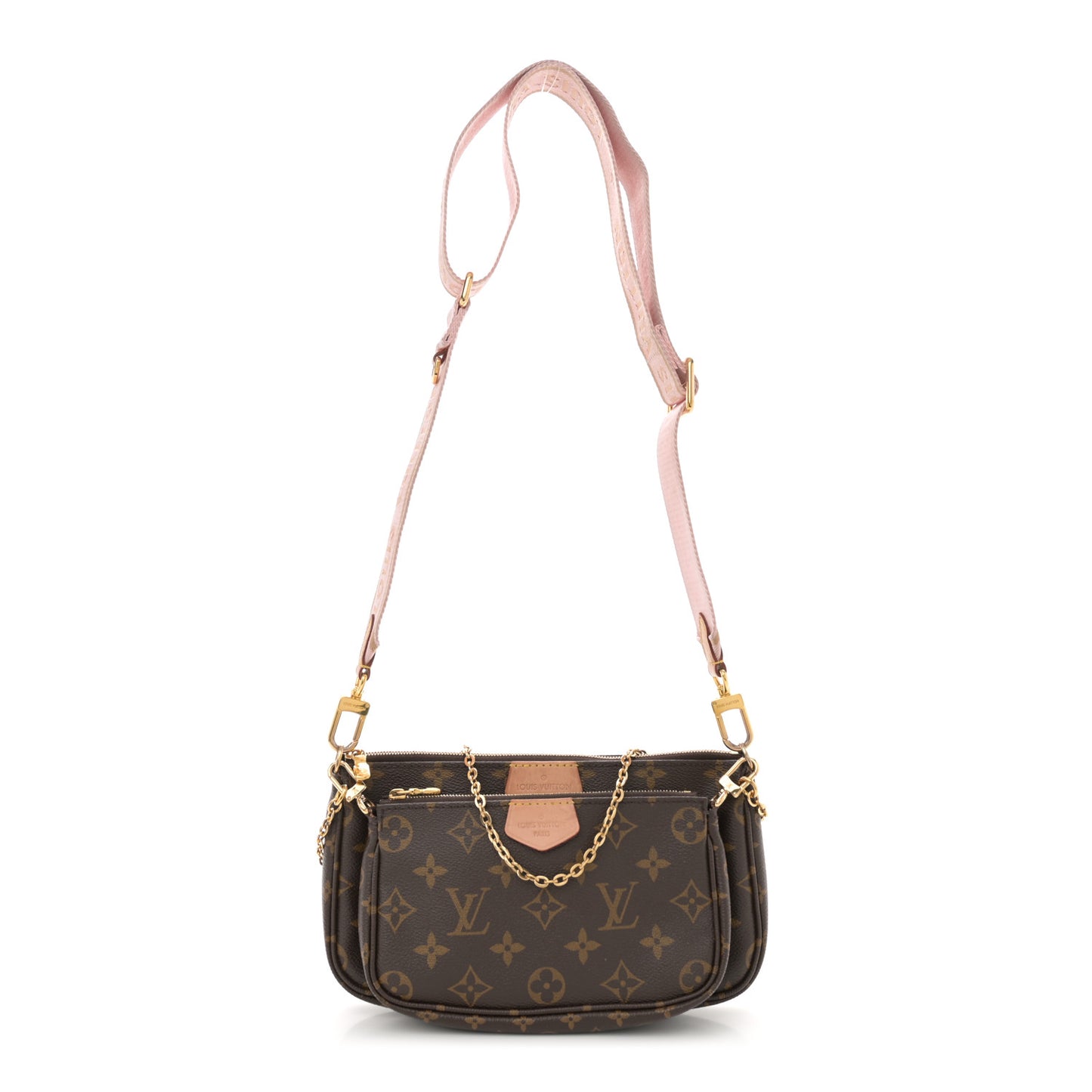 Monogram Multi Pochette Accessories Rose Clair