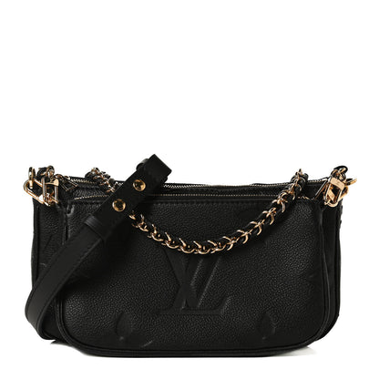 Louis Vuitton Empreinte Monogram Giant Multi Pochette Accessories Black 1 of 12