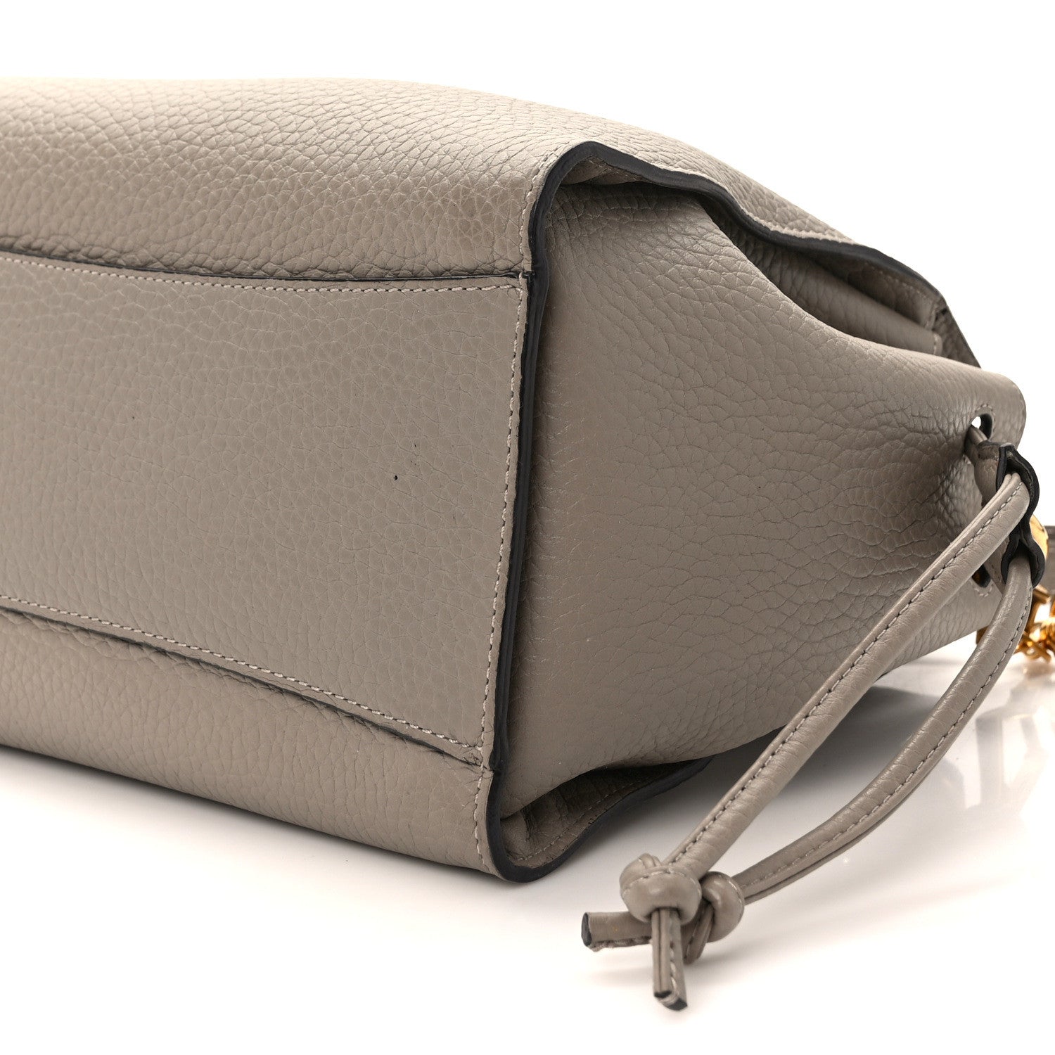 Mulberry Heavy Grain Small Iris Tote Powder Grey Dark Clay 11 of 15