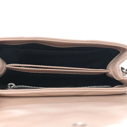 Saint Laurent Calfskin Y Quilted Monogram Toy Loulou Crossbody Bag Gold Sand 4 of 4