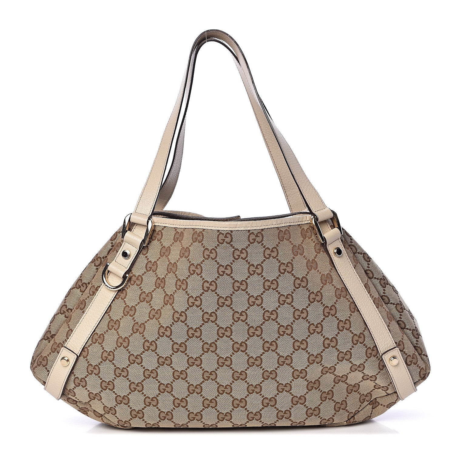 Gucci Monogram Medium Abbey Shoulder Bag Off White 1 of 14