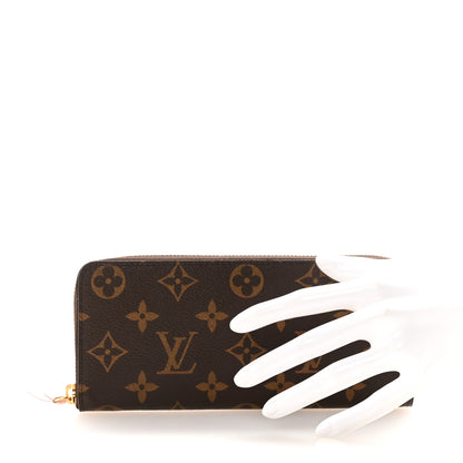 Louis Vuitton Monogram Clemence Wallet Rose Ballerine 2 of 6
