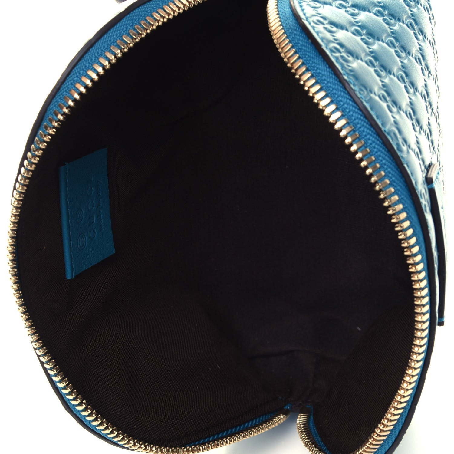 Gucci Microguccissima GG Cosmetic Case Deep Cobalt 4 of 4