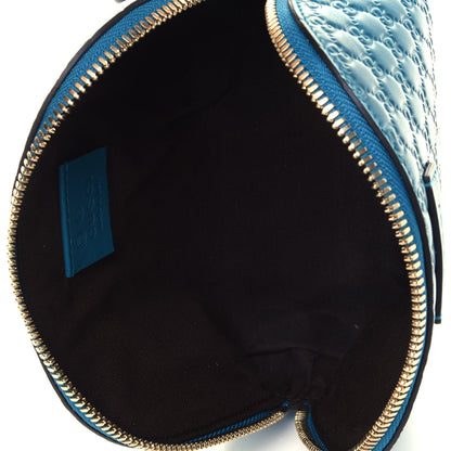 Gucci Microguccissima GG Cosmetic Case Deep Cobalt 4 of 4