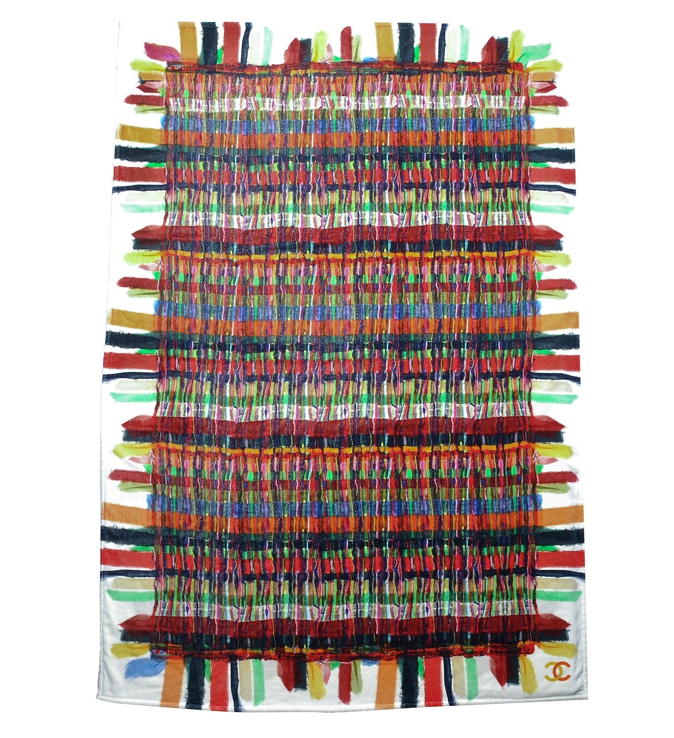 Chanel Cotton CC Beach Towel Multicolor 1 of 4