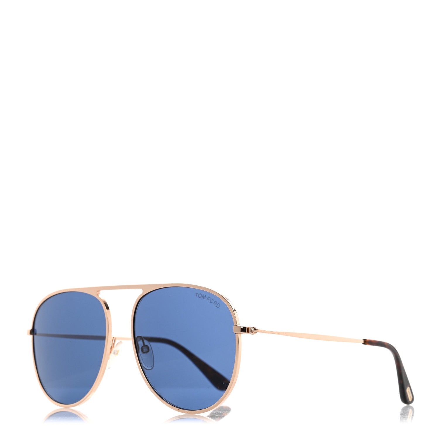 Tom Ford Metal Keith Aviator Sunglasses TF599 Silver 1 of 7