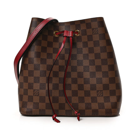 Louis Vuitton Damier Ebene Neonoe MM Cherry Berry 1 of 8