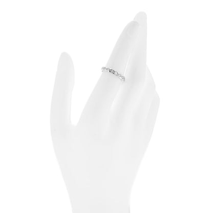 Chanel 18K White Gold Diamond Mini Coco Crush Ring 52 6 2 of 6