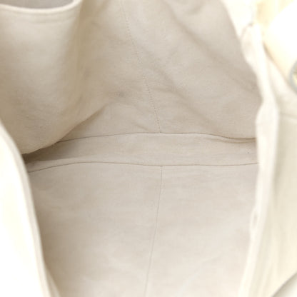 Chanel Suede Embroidered Flap White 4 of 10
