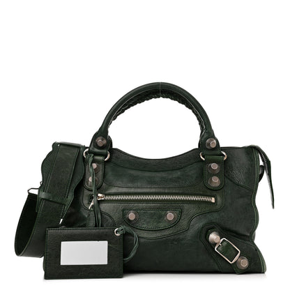 Balenciaga Agneau Giant 21 Silver Hardware City Evergreen 1 of 18