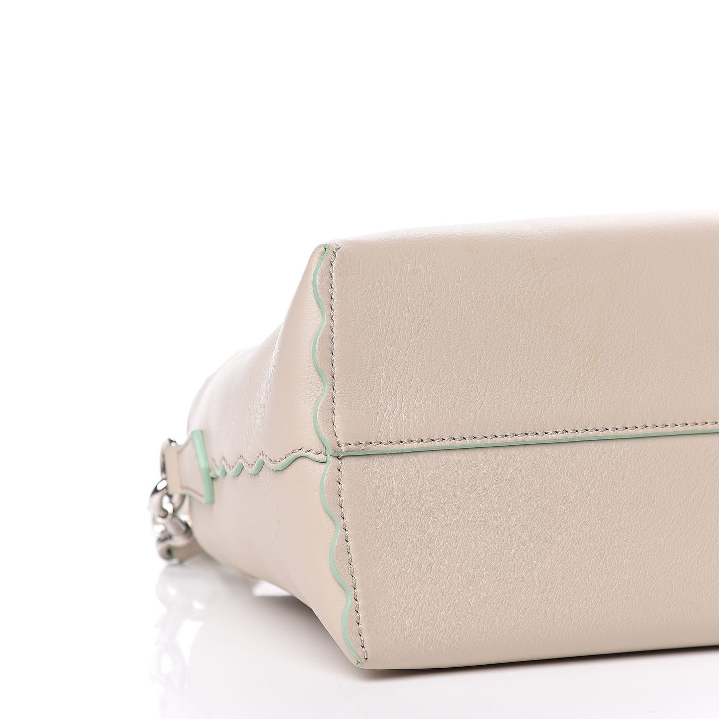 Vitello Dolce Scalloped Studded Medium By The Way Boston Bag Latte