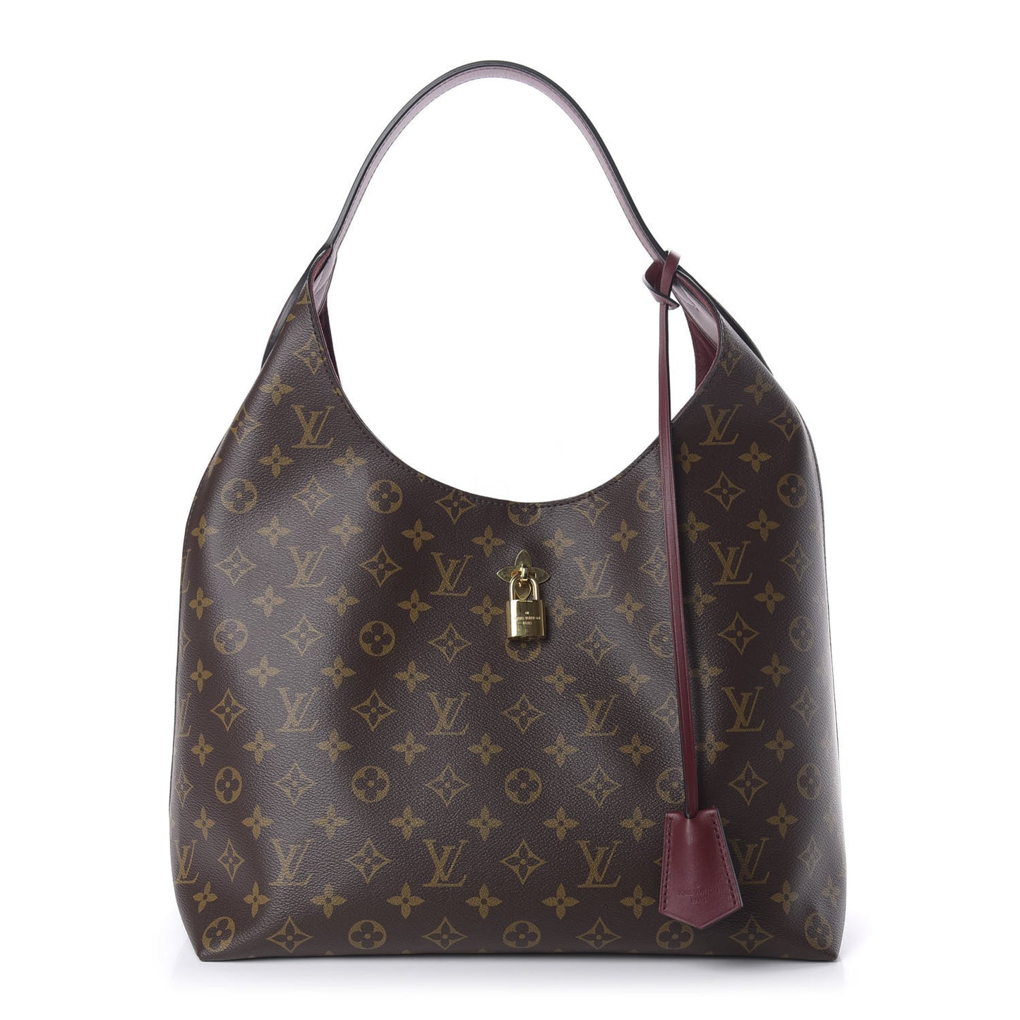 Monogram Flower Hobo Bordeaux