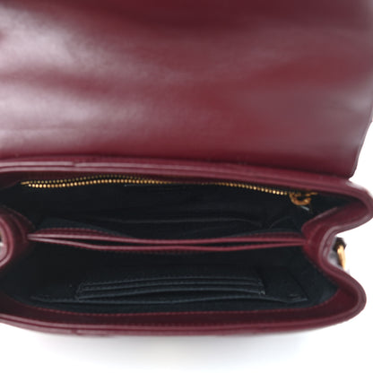 Saint Laurent Calfskin Y Quilted Monogram Toy Loulou Monogram Crossbody Bag Rouge Legion 5 of 10