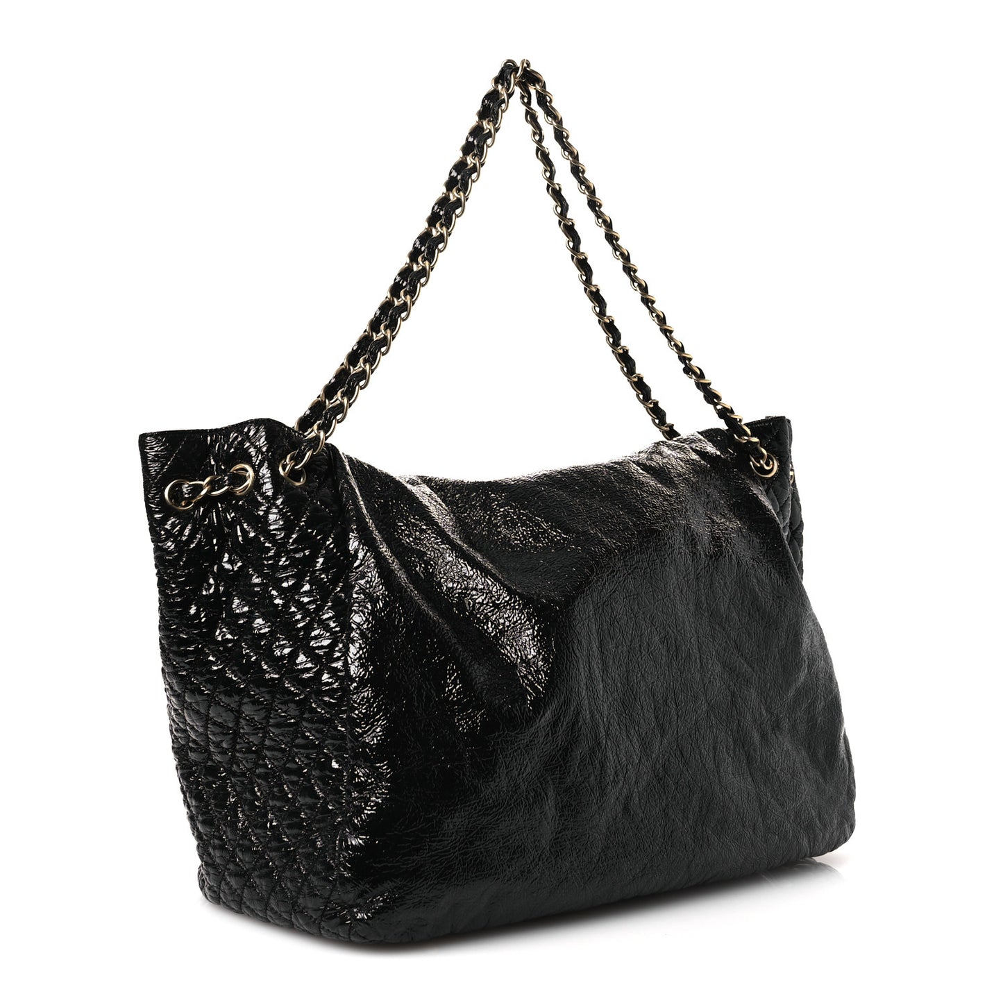 Vinyl XXL Rock and Chain Flap Black