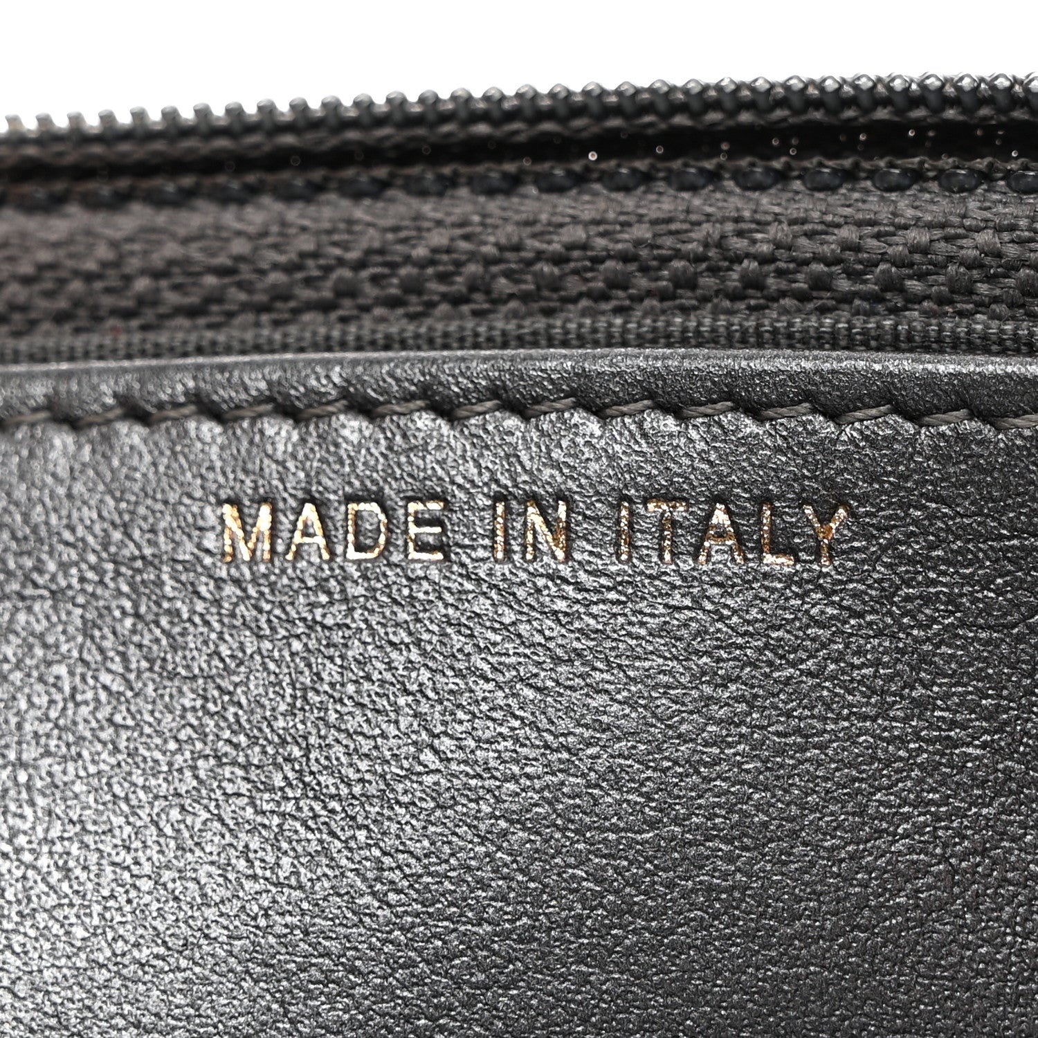 Chanel Iridescent Calfskin Velvet Stripe Wallet On Chain WOC Charcoal 7 of 11