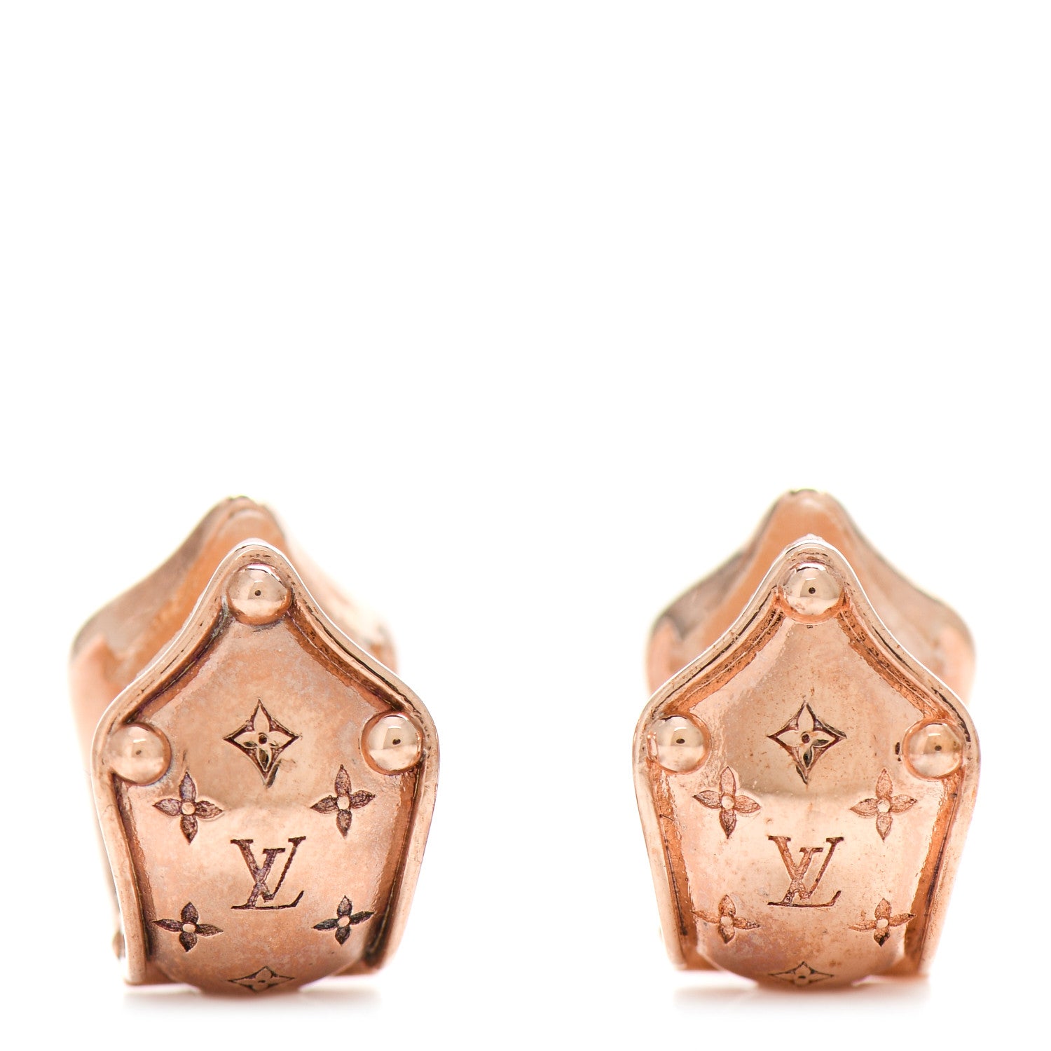 Louis Vuitton Nanogram Clip On Earrings 1 of 4
