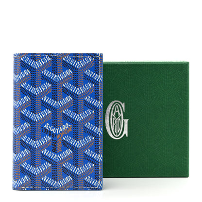 Goyard Goyardine Saint Pierre Card Holder Blue 7 of 7