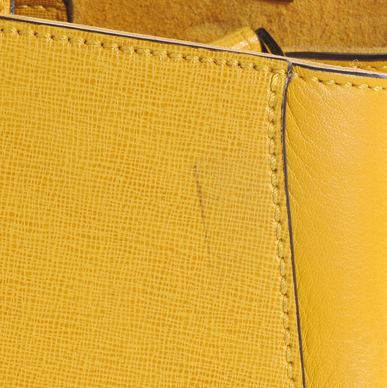 Vitello Elite Regular 2Jours Tote Yellow Chantilly