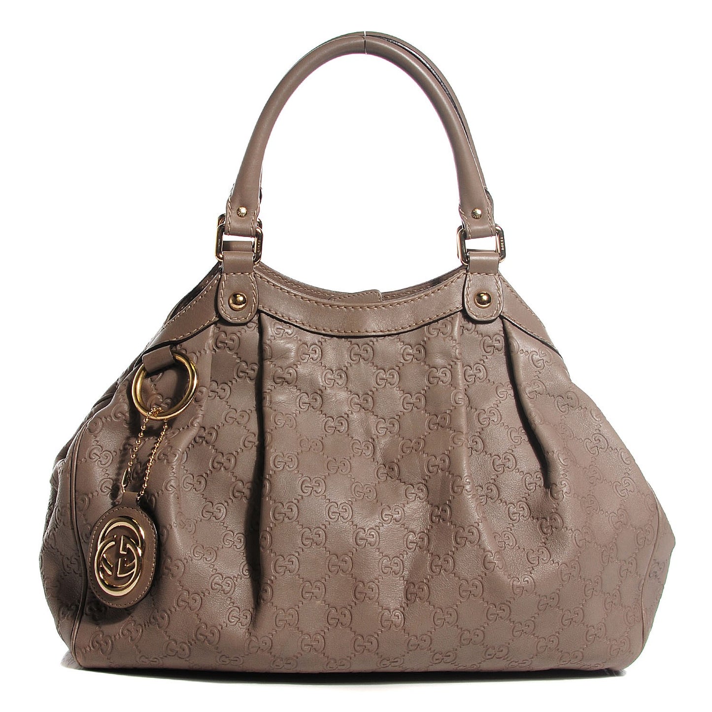 Guccissima Medium Sukey Tote Taupe