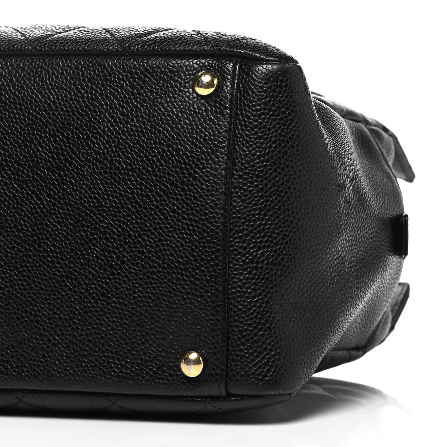 Caviar Quilted Petit Timeless Tote PTT Black