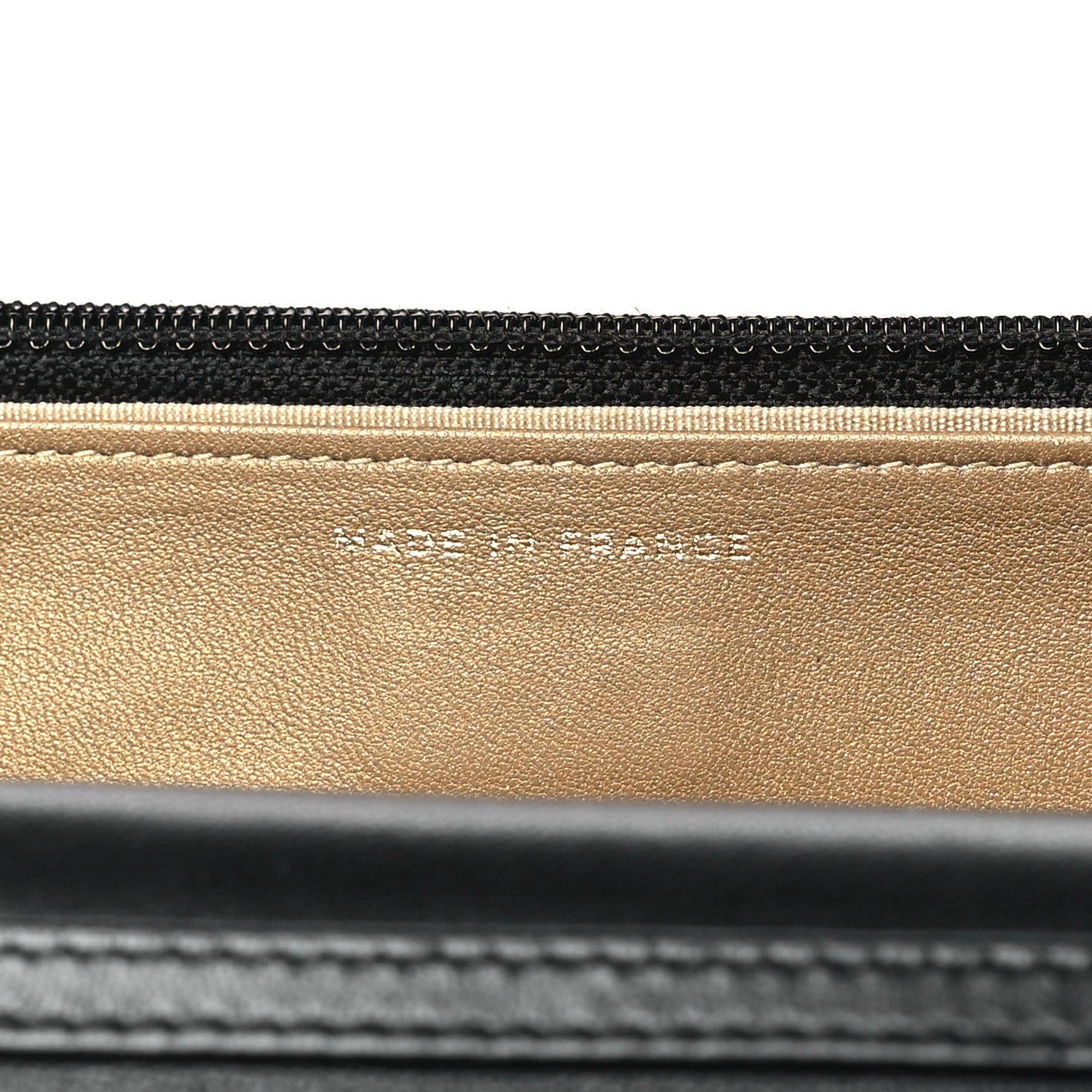 Chanel Lambskin Quilted CC Pearl Crush Wallet on Chain WOC Black 7 of 12