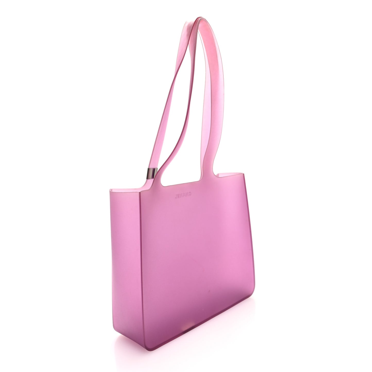 Jelly Rubber Tote Purple