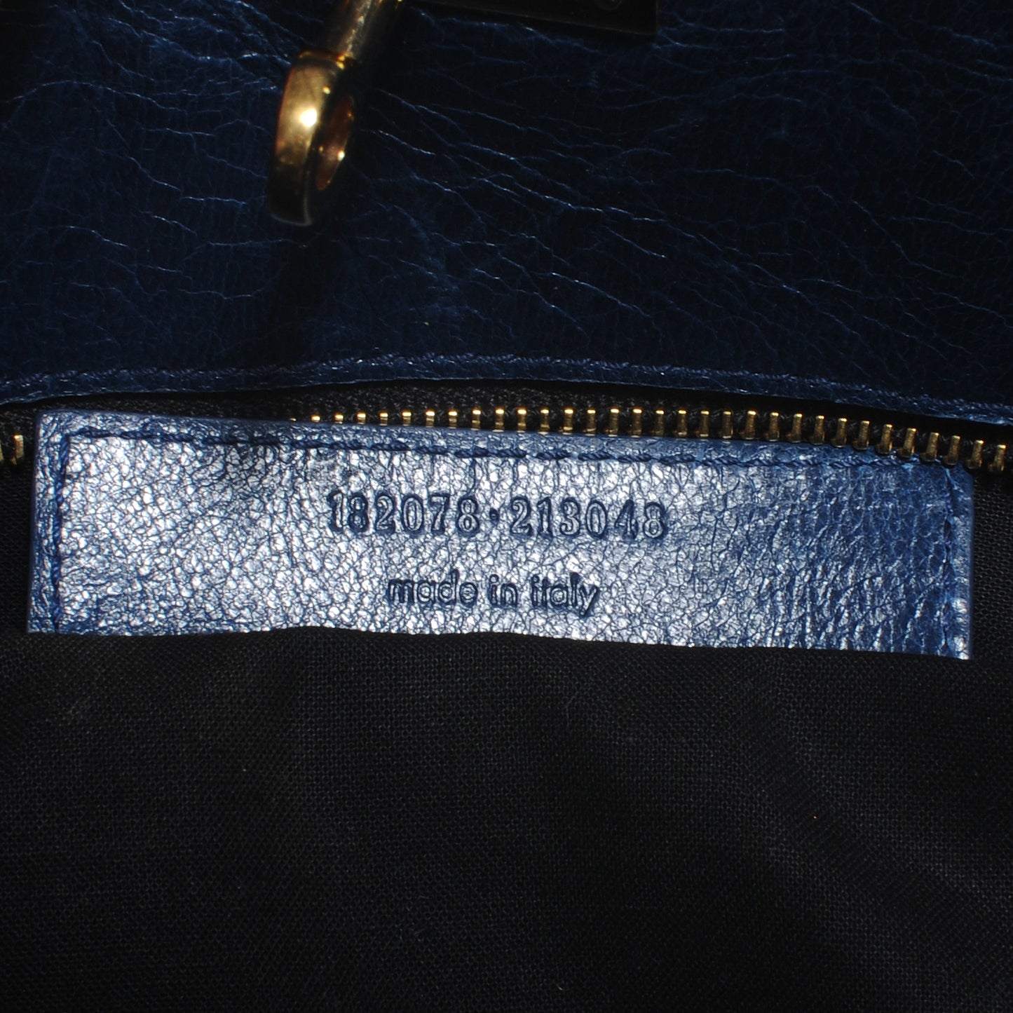 Chevre Lune Medium MM Tote Bleu