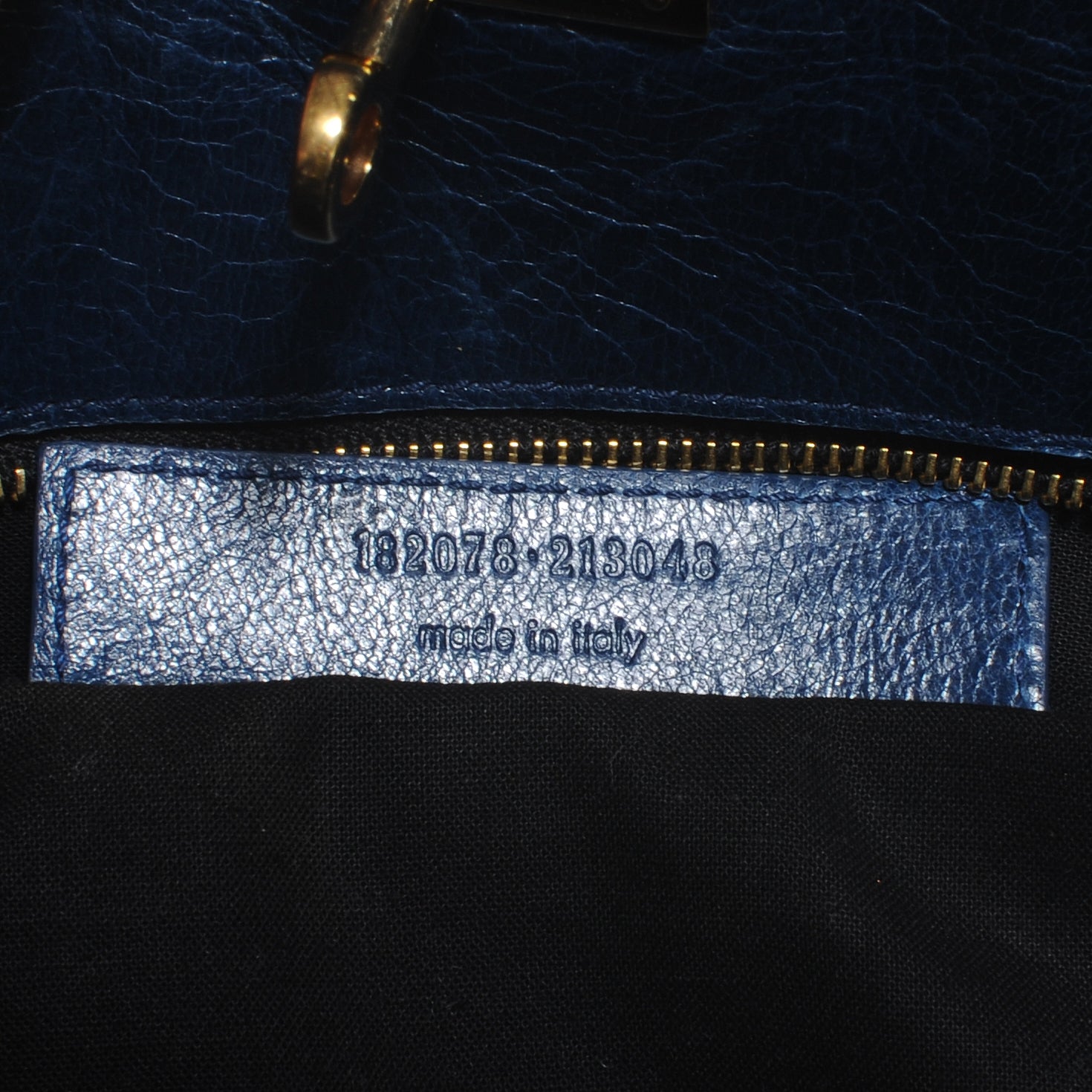Balenciaga Chevre Lune Medium MM Tote Bleu 8 of 8