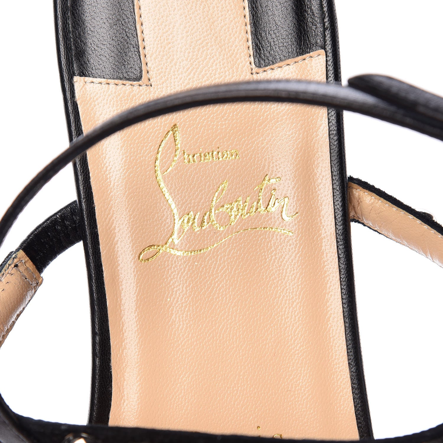 Christian Louboutin Nappa Galeria Flat Sandals 40 Black 7 of 11