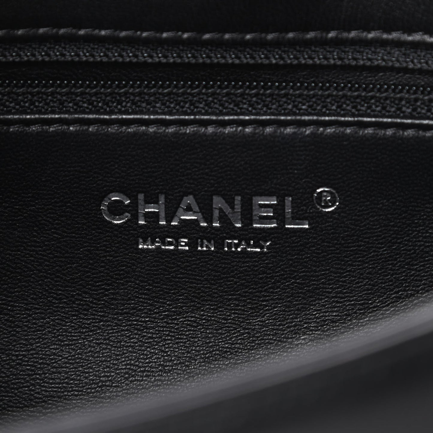 Shearling Lambskin Medium Chanel 100% Flap Black