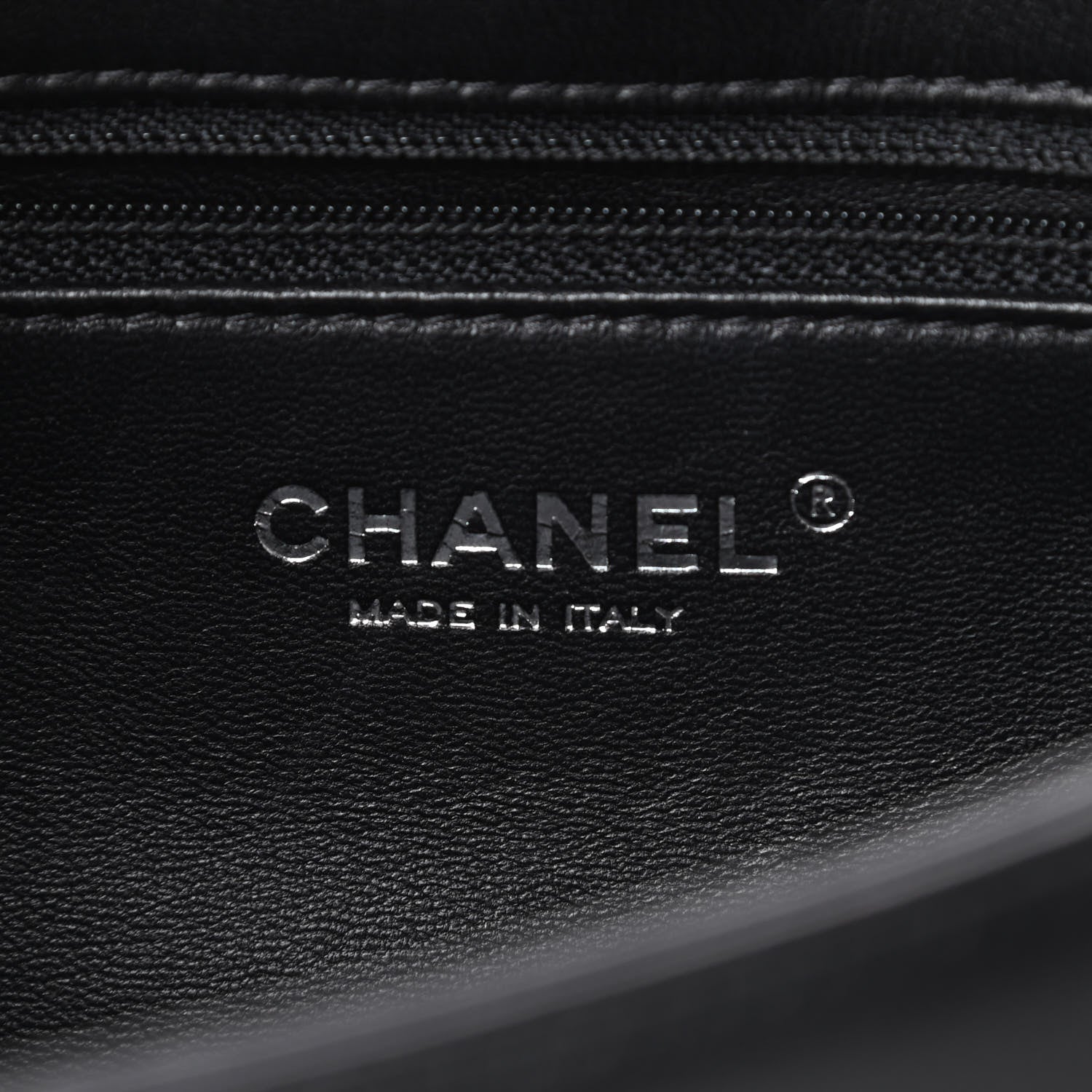 Chanel Shearling Lambskin Medium Chanel 100% Flap Black 6 of 14