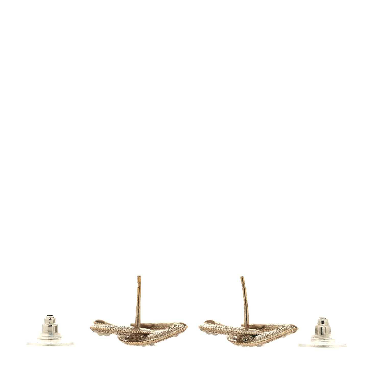 Pearl CC Earrings Light Gold