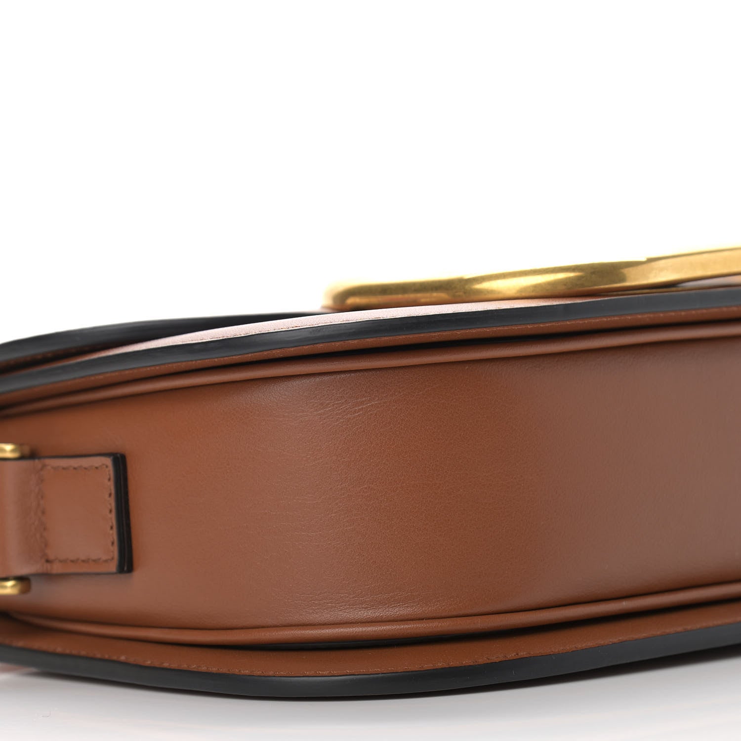 Valentino Garavani Smooth Calfskin Supervee Shoulder Bag Saddle Brown 7 of 11