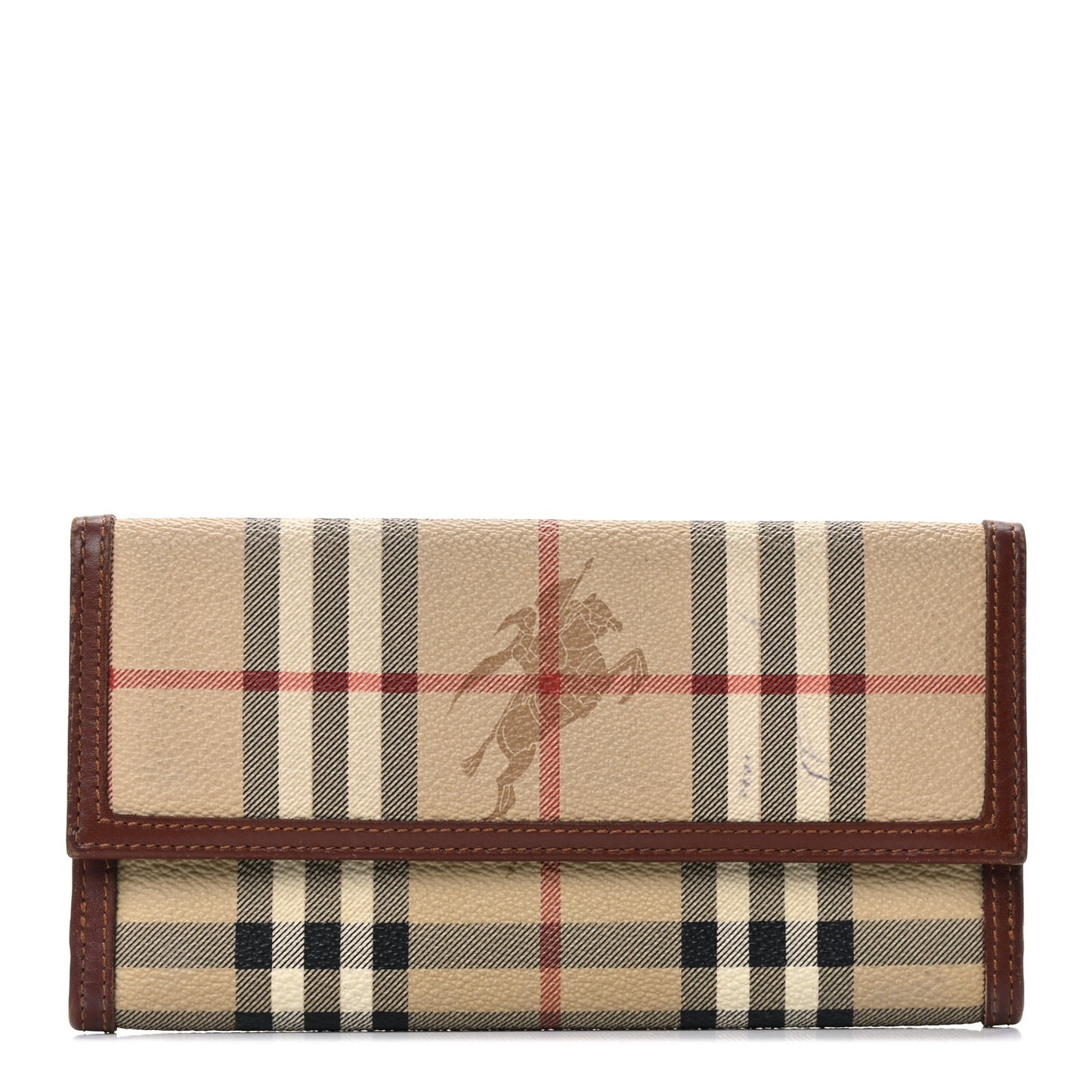 Haymarket Check Penrose Continental Wallet Tan